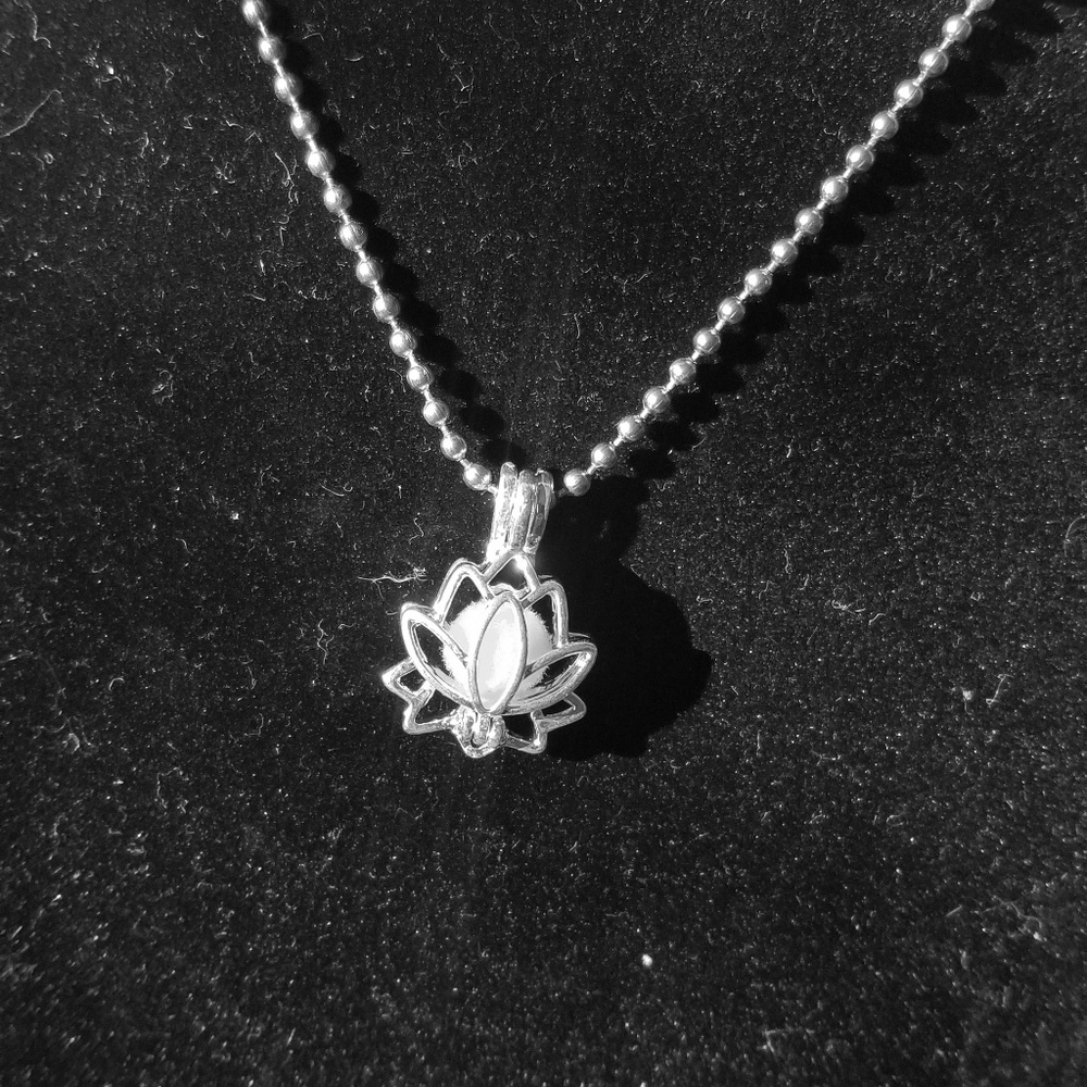 Stainless steel aromatherapy necklaces
